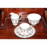 Crown Staffordshire twenty piece tea set, pattern no. 9380.