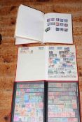 Collection of stamp albums including Romania pre WWI and WWII overprints, Penny Red 'AL',