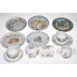 Sixteen pieces of Wedgwood Peter Rabbit and teapot,