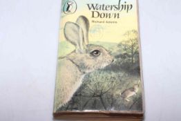 Penguin paperback, Watership Down, signed by Richard Adams.