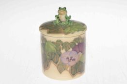 Dennis China Works Sally Tuffin design preserve pot, limited edition of 20, 13.5cm.