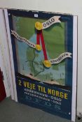 WITHDRAWN Three travel posters, Norway, Denmark and France.