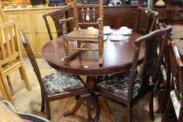 1920's mahogany mirror backed sideboard,