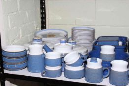 Denby Chatsworth tableware including two tureens, 10 X 26cm plates, 8 X 21cm plates,