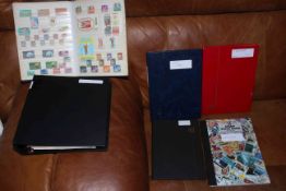 Six albums of Chinese, Japanese, Czech, Canadian, Mongolian, Thai and other stamps.