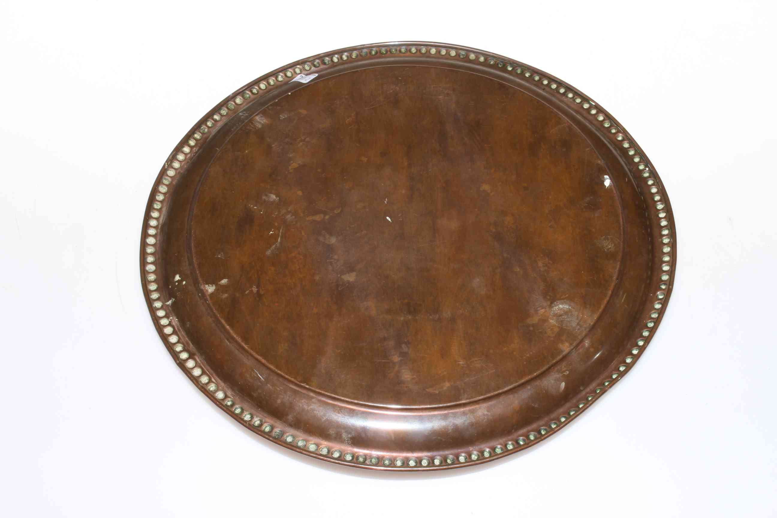 Copper 'Royal Gordon Highland Whisky' tray, 30.5 cm diameter. - Image 2 of 2