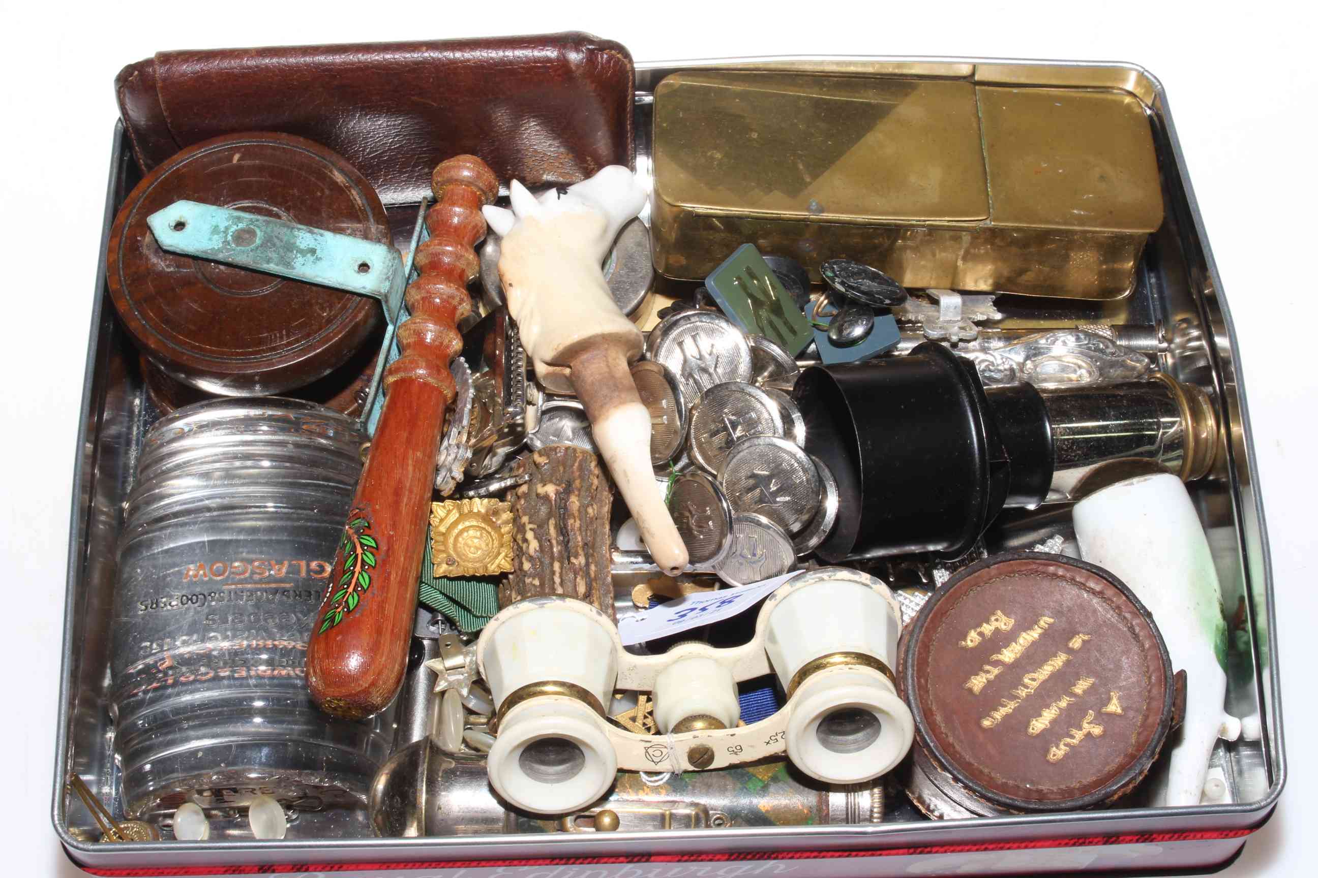 Box of collectables.