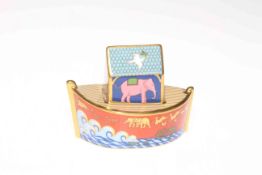 Royal Crown Derby Noah's Ark paperweight, no stopper.