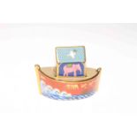 Royal Crown Derby Noah's Ark paperweight, no stopper.