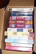 Good collection of jigsaw puzzles, Monopoly, Scrabble, dominoes and other games.