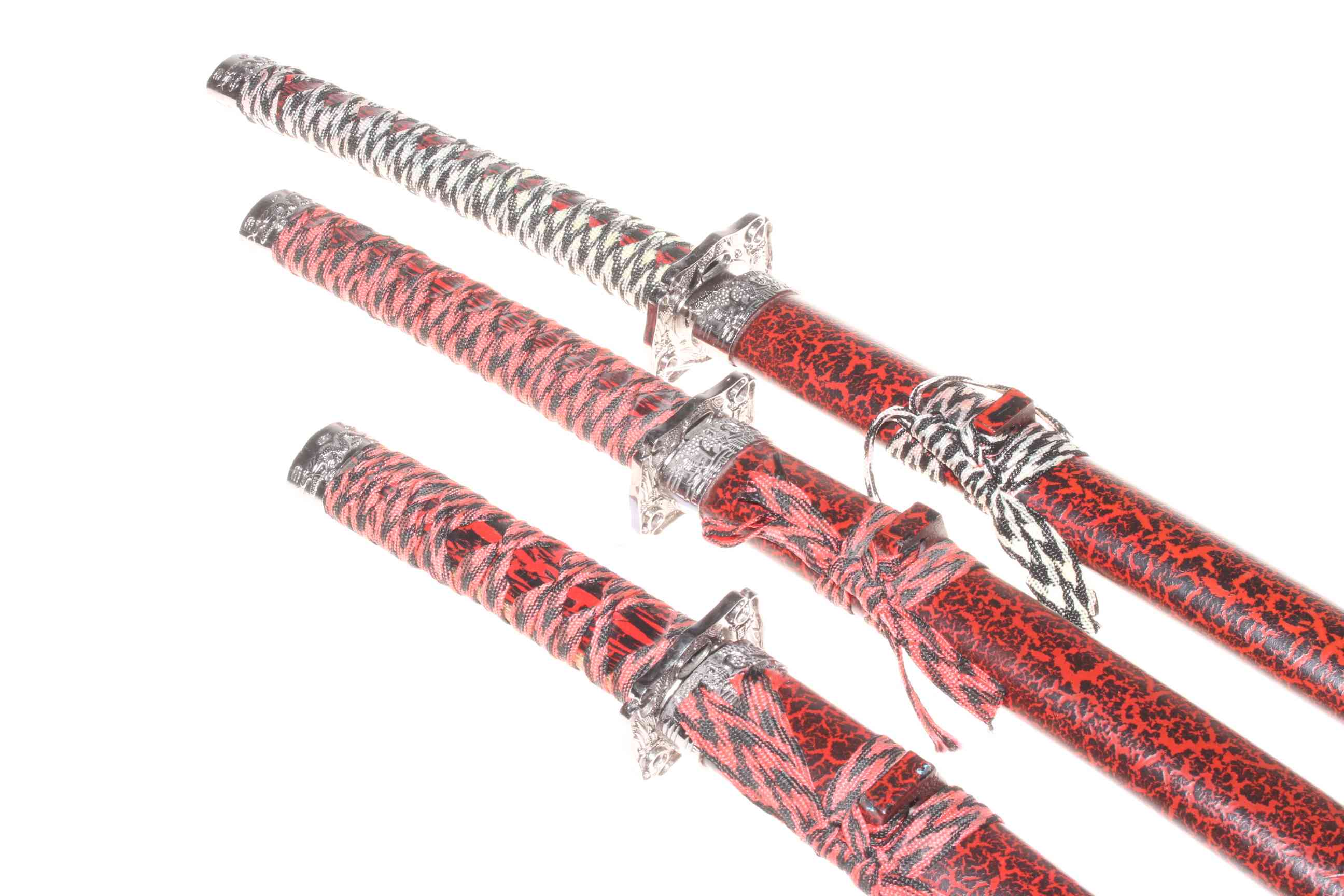 Set of three graduated Samurai swords. - Image 2 of 2