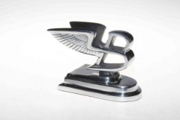 Chrome Bentley mascot, 14cm high.