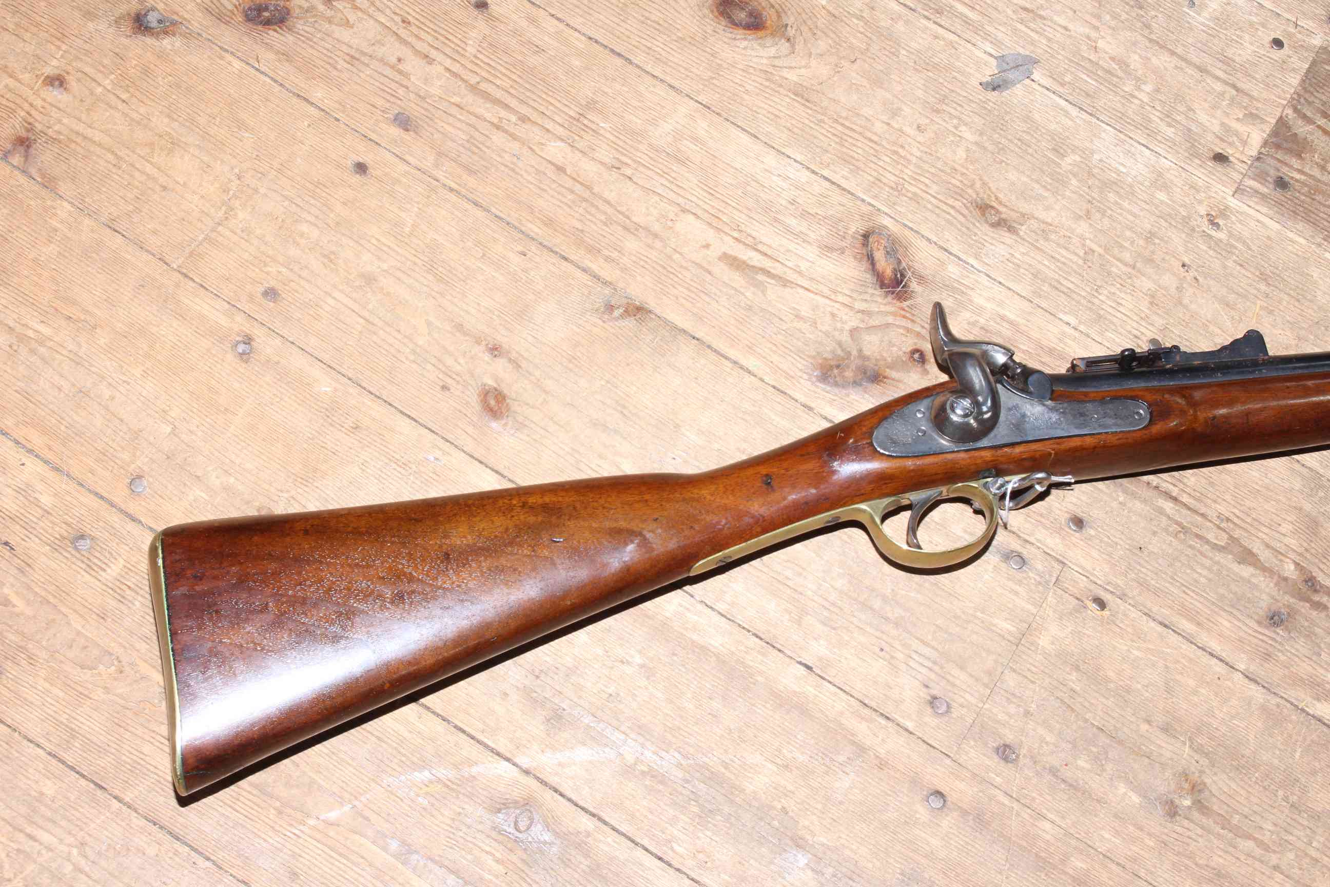 19th Century British 1870 pattern Tower percussion musket rifle, - Image 2 of 5