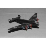 Wartime Issue Dinky 67a Junkers JU 89 Heavy Bomber with glide hole.