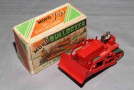 Moko Bulldozer with original rubber tracks complete with driver.