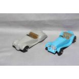 Dinky 38a Frazer Nash BMW and 38f Jaguar SS100 Sports Car. Very Good to Excellent unboxed.