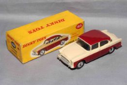 Dinky 165 Humber Hawk. Near Mint in Excellent box with correct colour spot.