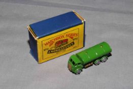 Moko 11 ERF Road Tanker. Green with Gold trim. Near Mint in Very Good box.