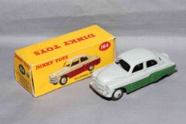 Dinky 164 Vauxhall Cresta Saloon. Near Mint in Poor box with replacement flaps.