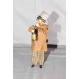 Ferdinand Martin Drunkard clockwork Figure. Original paint and clothing.