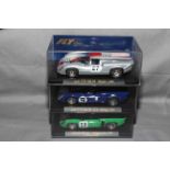 3 Fly Slot Cars Lola T70 Mk3B, Magny Cours 1970, Sebring 1969 and Alcaniz 1999.