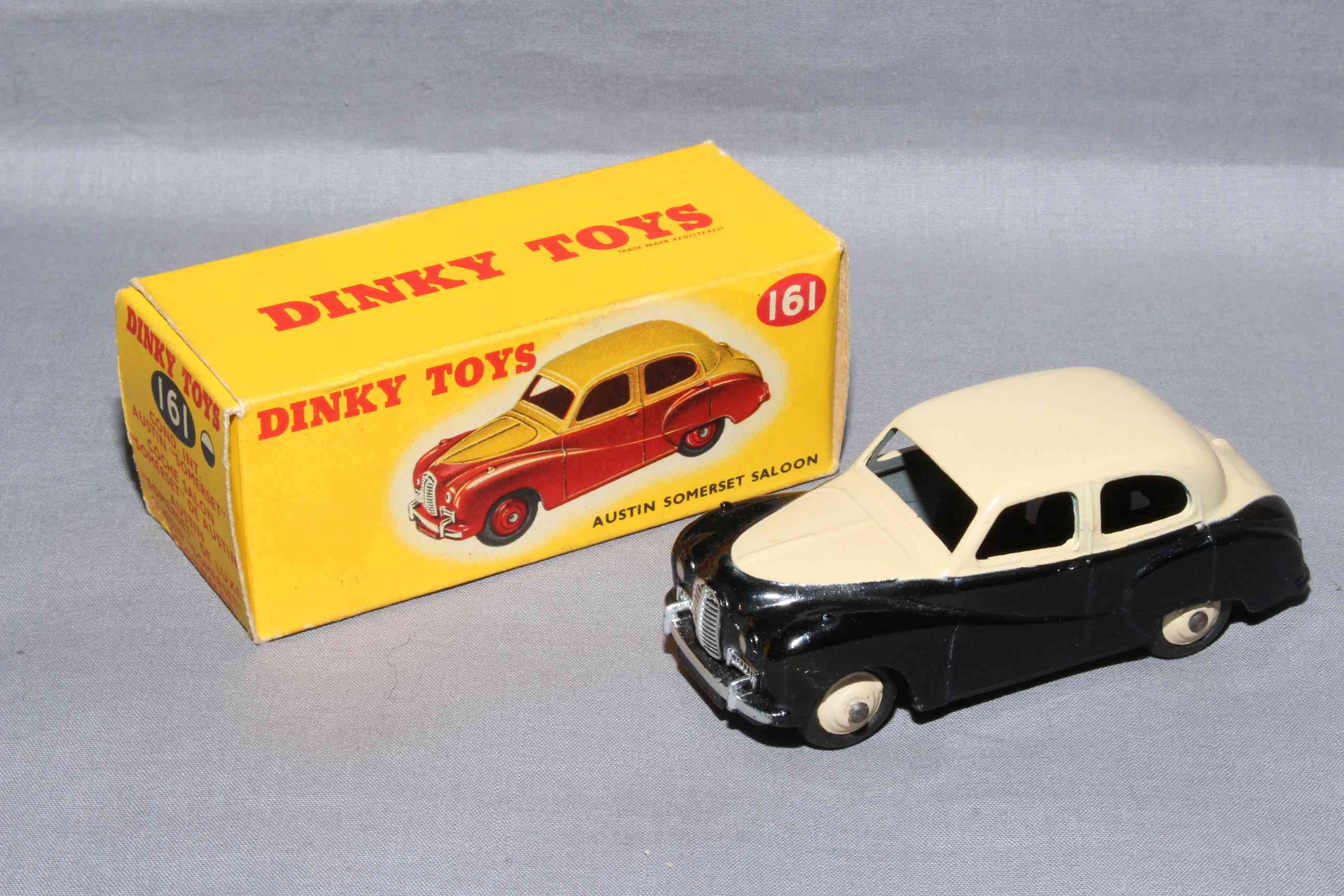 Dinky 161 Austin Somerset. Near Mint in Excellent box with correct colour spot.