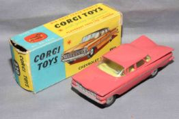 Corgi Toys 229 Chevrolet Impala. Excellent in Very Good box.