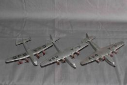 Eight Dinky aircraft Armstrong Whitworth, Bloch 220, Giant High Speed Monoplane and Viking.