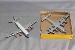 Two Dinky Aircraft. 704 Avro York Air Liner and 706 Vickers Viscount Air France Air Liner.