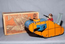Louis Marx New York clockwork tinplate WWI Doughboy Tank.