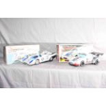 Taiyo Porsche 917 Race Car and ST Toys Porsche 911. Excellent in Excellent boxes.