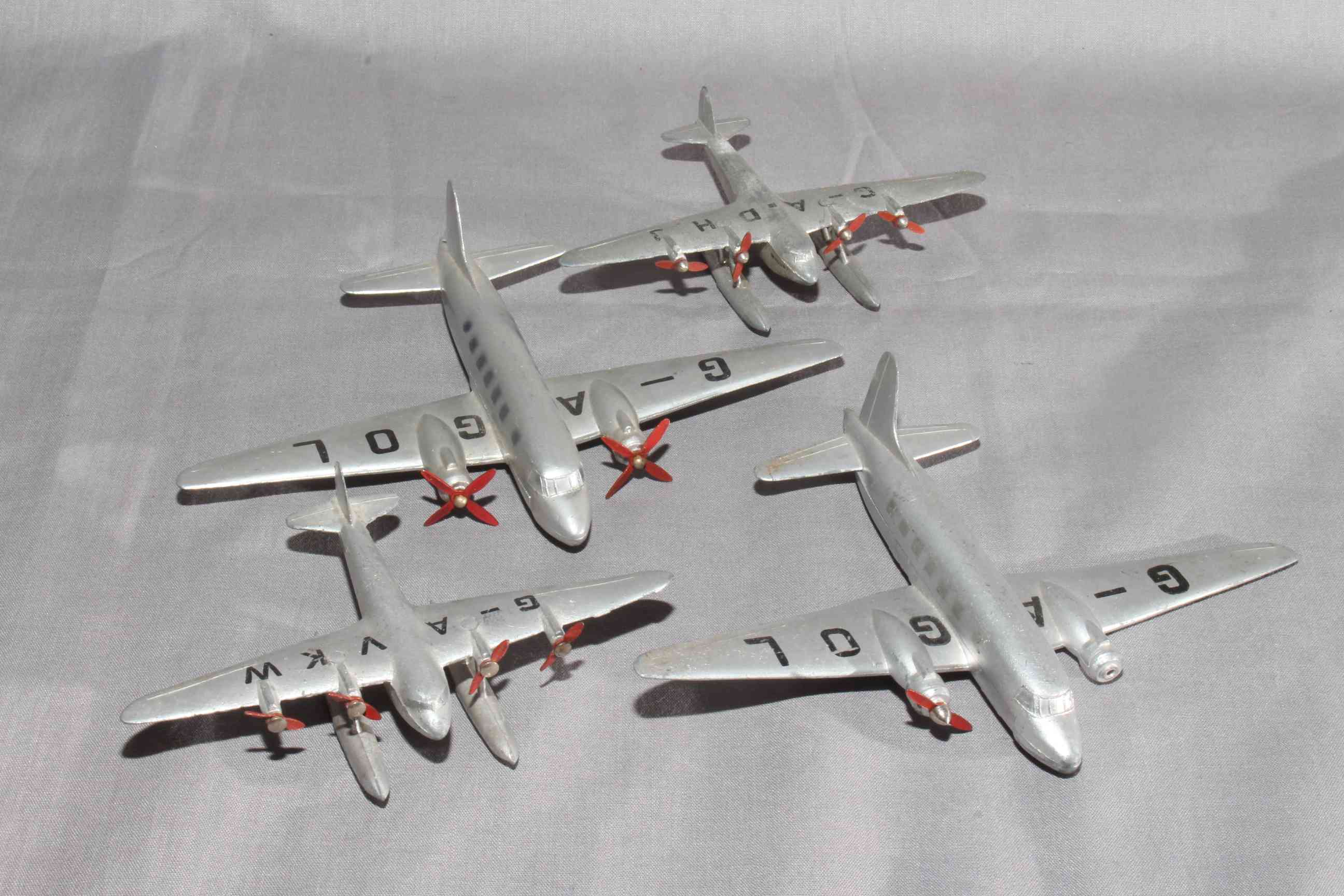 Six Dinky aircraft. 62p Armstrong Whitworth Air Liner, 70c Viking, Mercury Seaplane and Seaplane. - Image 2 of 2