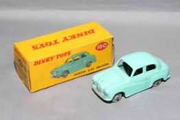 Dinky 160 Austin A30 Saloon. Near Mint in Excellent box with correct colour spot.