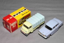 Model Pet 102 Toyopet Pickup plus unboxed 10 Nissan Cedric.