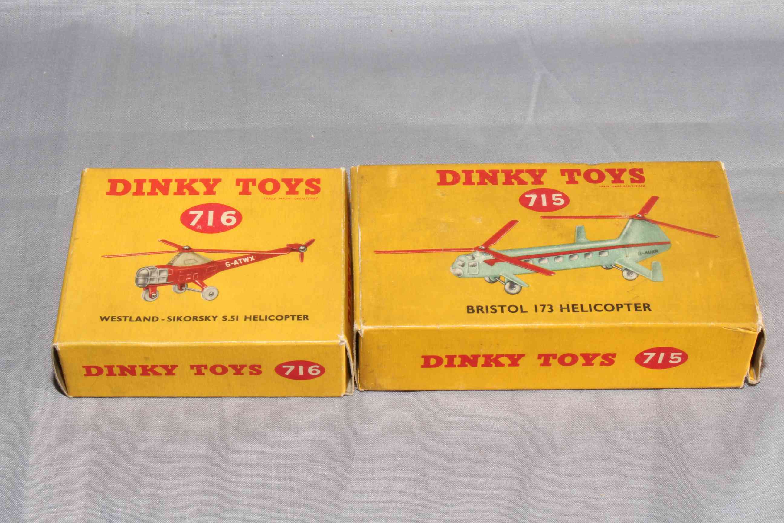 Two Dinky Helicopters 715 Bristol 173 and 716 Westland Sikorski S31. - Image 2 of 2