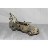 Triang Minic 48M CF clockwork tinplate Army Breakdown Lorry.