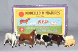 Hornby Series No 2 Farmyard Animals. Excellent unboxed.