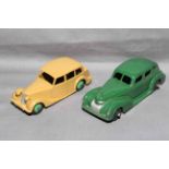 Dinky 39e Chrysler and 40b Triumph 1800. Very Good to Excellent unboxed.