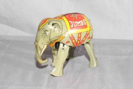 Moko Clockwork Jumbo Elephant. Excellent clockwork motor works.