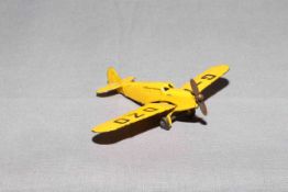 Pre War Dinky 60c Percival Gull Monoplane. Very Good with wear to fuselage.