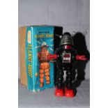 KO Toys Japan, clockwork tinplate Planet Robot.