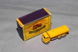 Moko 11 ERF Road Tanker. Yellow with Silver trim. Near Mint in Excellent box.