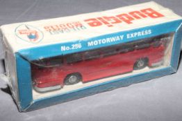 Budgie Toys 296 Motorway Express Coach. Mint in Excellent box.