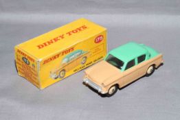 Dinky 175 Hillman Minx Saloon. Near Mint in Good creased box.