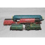 Box of model vehicles, model trains, annuals, etc.