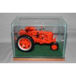 Franklin Mint 'The Case SC Farm Tractor' in glazed case.