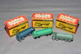 3 Benbros Mighty Midget 21 Diesel Wagon. Near Mint in Excellent boxes.