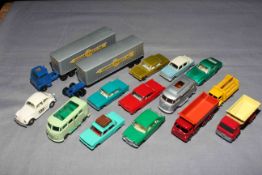 Fourteen Matchbox Lesney Regular Wheel vehicles, Cooper Jarrett, Volkswagen Beetle,