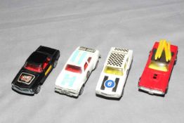 Corgi Rockets OHMSS vehicles James Bond Ford Capri, Ford Escort,