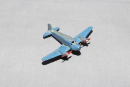 Pre War French Dinky 61b Potez 56. Excellent with rubs to silver stripe unboxed.